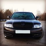 Реснички на фары для Skoda Superb 2001-2008