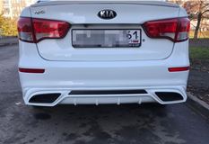 Диффузор GT заднего бампера для KIA RIO III 2015+