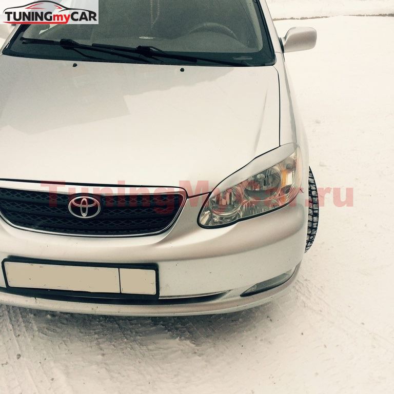 Реснички на фары TOYOTA COROLLA 2002-2007 E130 рестайлинг USA