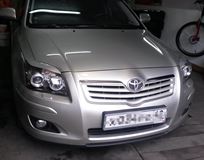 Накладки на фары (реснички) для Toyota Avensis T 250 2003-2008 