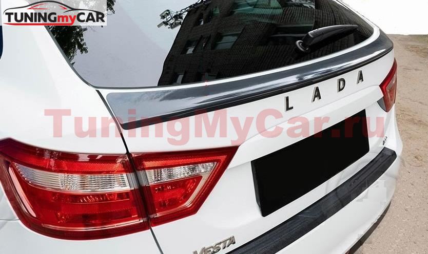 Спойлер крышки багажника (вариант 2) Lada (ВАЗ) Vesta SW 2018-2021