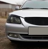 Реснички на фары косые Hyundai Accent
