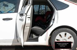 Накладки на внутренние части задних арок БЕЗ СКОТЧА Ford Focus II 2005-2008