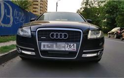 Реснички на фары Audi A6 C6 2004-2008 (4F2, 4F5)