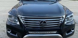 Реснички на фары для Lexus LX 570 2012-2015 (рестайлинг)