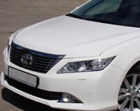 Реснички на фары для Toyota Camry AVV50 2011-2014