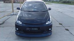 Реснички (широкие) на фары для Toyota Wish ANE10 2003-2005