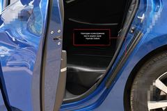 Накладки на внутренние части задних арок СО СКОТЧЕМ 3М Hyundai Solaris седан 2010-2016
