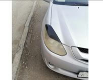 Реснички на фары для Toyota Caldina ZZT241 простая оптика 2002-2004 дорестайлинг