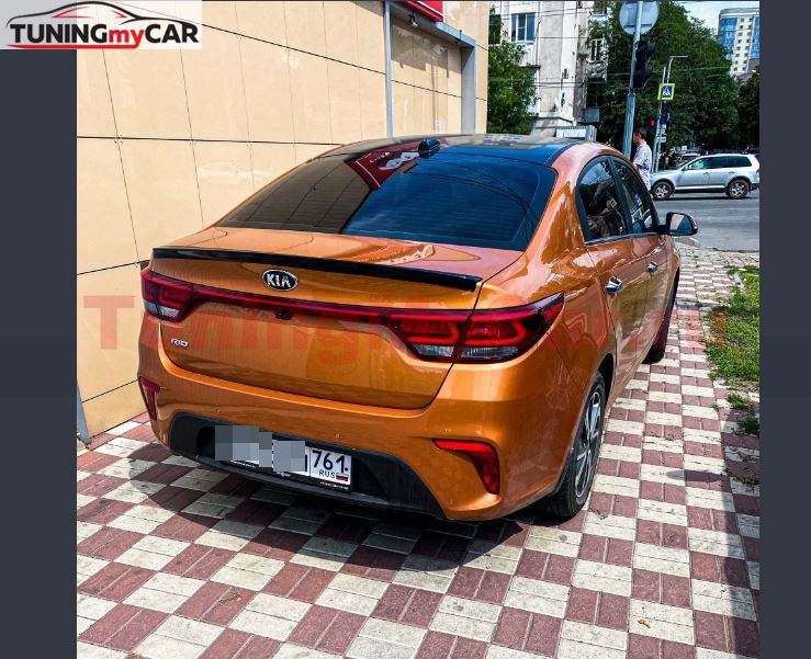 Спойлер крышки багажника для KIA Rio IV 2017-
