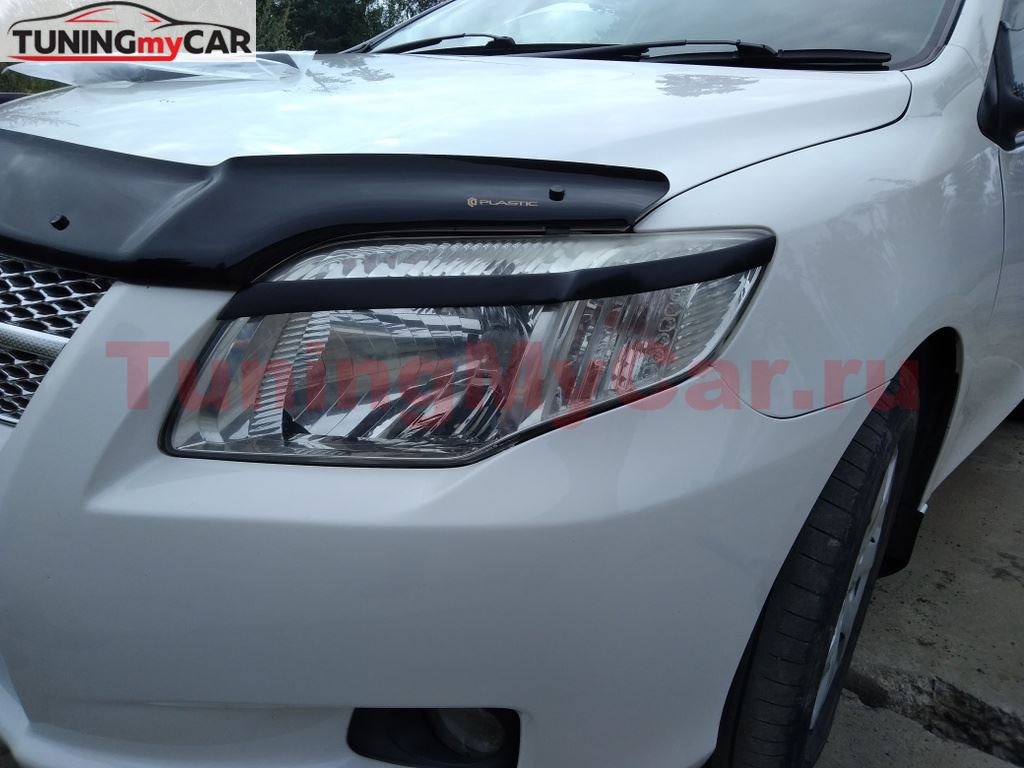 Реснички на фары для Toyota Corolla Axio, Fielder NZE141 средние 2006-2008