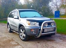 Реснички на фары для Toyota Rav4 2005-2013