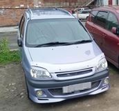 Реснички на фары для Toyota Raum EXZ10 1997-2003г.