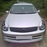 Реснички на фары для Nissan Skyline V35 06.2001-10.2004 седан