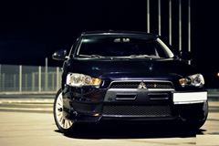 Воздуховоды в передний бампер раздельные Mitsubishi Lancer X 2007-2015