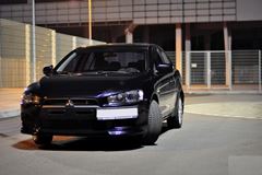 Воздуховоды в передний бампер раздельные Mitsubishi Lancer X 2007-2015
