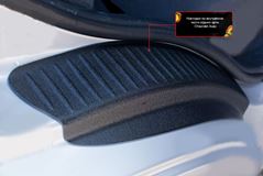 Накладки на внутренние части задних арок СО СКОТЧЕМ Chevrolet Aveo седан 2007-2012