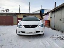 Реснички на фары для Toyota Caldina ZZT241 простая оптика 2002-2004 дорестайлинг