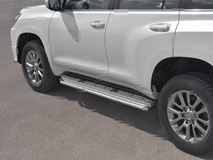 Защита порогов d42 TOYOTA LC PRADO 150 STYLE 2019-2020 