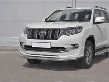 Защита переднего бампера d63 секции TOYOTA LC PRADO 150 STYLE 2019-2020 