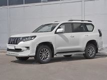 Защита переднего бампера d63 секции TOYOTA LC PRADO 150 STYLE 2019-2020 