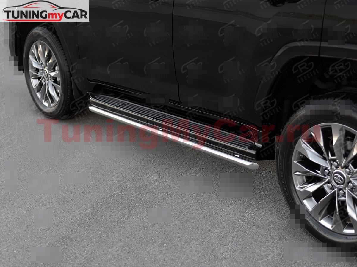 Защита порогов d42 TOYOTA LAND CRUISER 300 70TH ANNIVERSARY 2021- 