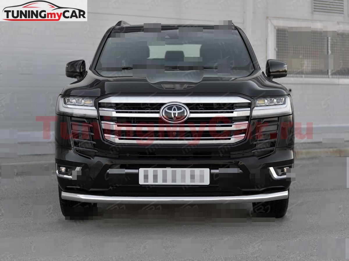 Защита переднего бампера d63 секции TOYOTA  LAND CRUISER 300 70TH ANNIVERSARY 2021- 