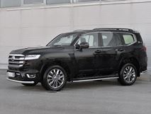 Защита переднего бампера d63 секции TOYOTA  LAND CRUISER 300 70TH ANNIVERSARY 2021- 