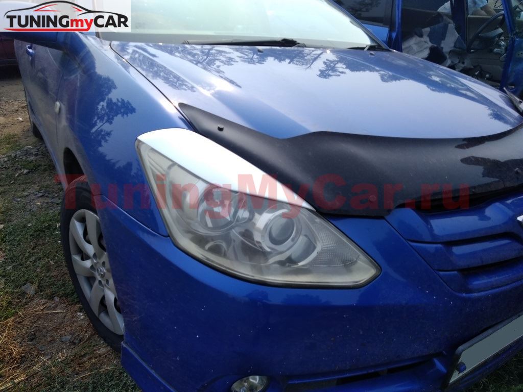 Реснички на фары для Toyota Caldina T240  2005-2007 