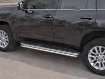 Защита порогов d42 TOYOTA LC PRADO 150 2017- 