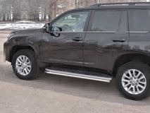 Защита порогов d42 TOYOTA LC PRADO 150 2017- 
