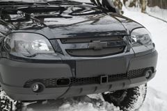 Защитная сетка и заглушка решетки радиатора Chevrolet Niva Bertone 2009-2019