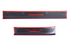 Накладки на внутренние пороги дверей Mitsubishi Outlander 2012-