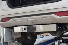 ТСУ /съемный квадрат/ С НЕРЖ Накладкой Mitsubishi Pajero Sport 2021-