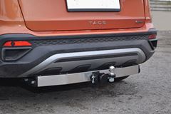 ТСУ /съемный квадрат/ С НЕРЖ Накладкой Volkswagen Taos 2021-