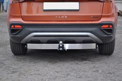ТСУ /съемный квадрат/ С НЕРЖ Накладкой Volkswagen Taos 2021-