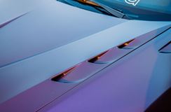 Капот пластиковый "Agressive Sport" для Honda Accord VIII 2008-2012/Acura TSX (CU2) Var №2 (с прорезанным центральным воздуховодом)