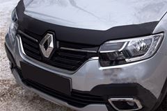 Спойлер на капот без скотча Renault Logan 2014+, Logan Stepway 2018+, Sandero 2014-2022, Sandero Stepway 2014-2022