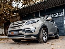 Юбка переднего бампера Ixion Style для KIA Sportage(3rd)