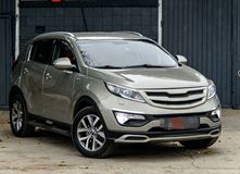 Юбка переднего бампера Ixion Style для KIA Sportage(3rd)