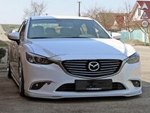 Сплиттер передний под стандартный бампер Mazda 6 GJ / Atenza GJ (2012 - 2018)