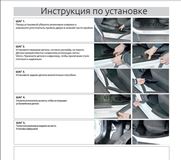 Накладки на ковролин (ABS) (4 шт) RENAULT Sandero, Sandero Stepway с 2014
