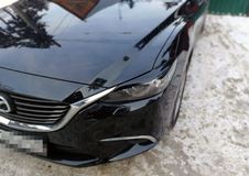 Реснички на фары для Mazda 6 2015-2018