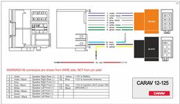 ПЕРЕХОДНИК ISO (питание + акустика): CARAV 12-125: VOLKSWAGEN 2002+ (select models) / AUDI - SKODA - SEAT 2004+ (select models)