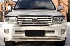 Накладки на фары (реснички) для Toyota Land Cruiser 200 2012-2015
