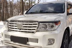 Накладки на фары (реснички) для Toyota Land Cruiser 200 2012-2015