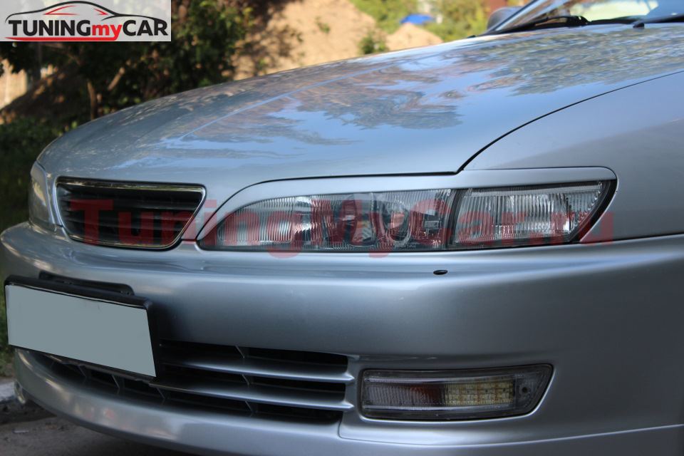 Реснички на фары длинные для Toyota Carina ED ST202 1993-1998