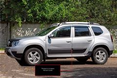 Молдинги на двери Стандарт Renault Duster 2010-2020 Шагрень