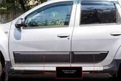 Молдинги на двери Стандарт Renault Duster 2010-2020 Шагрень