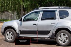 Молдинги на двери Стандарт Renault Duster 2010-2020 Шагрень